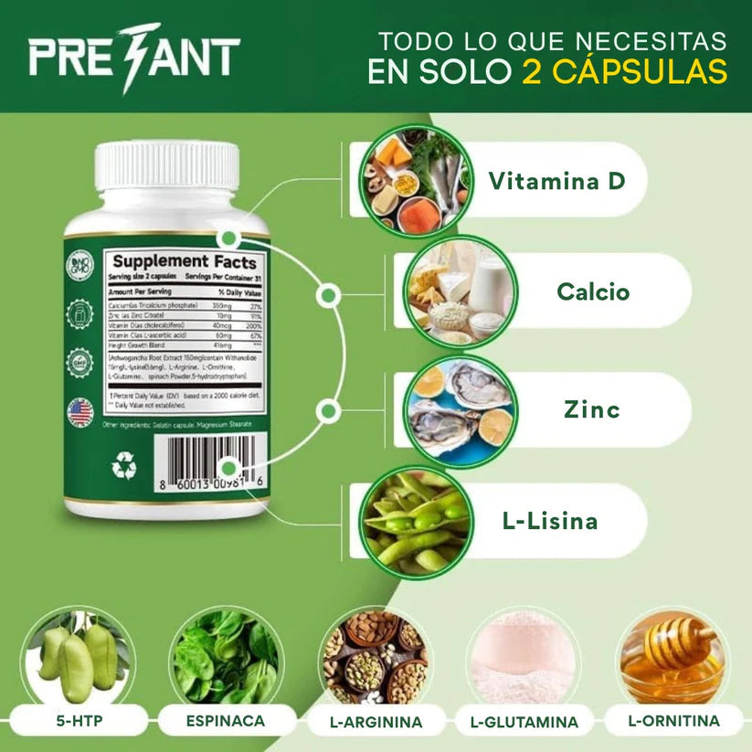 ¡Oferta 2X1! Suplemento de crecimiento para aumentar la estatura