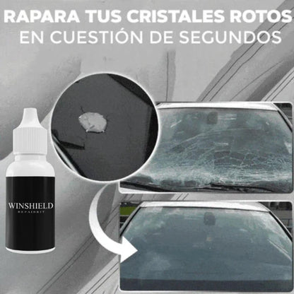 Kit Reparador de cristales VidrioFix® – Repara parabrisas, pantallas y espejos al instante.