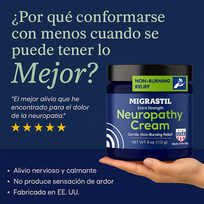 Migrastil Crema Natural Neuropatía – Alivio Rápido de Ardor y Hormigueo