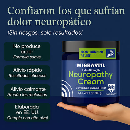 Migrastil Crema Natural Neuropatía – Alivio Rápido de Ardor y Hormigueo