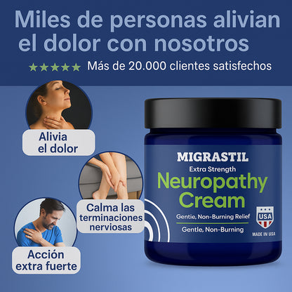 Migrastil Crema Natural Neuropatía – Alivio Rápido de Ardor y Hormigueo