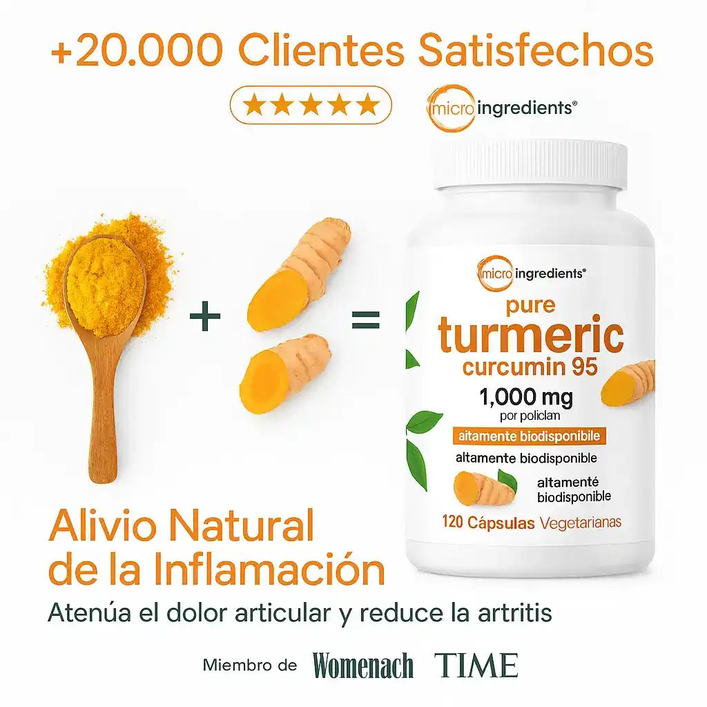 Complejo de Cúrcuma y Curcumina — Defensa Natural para tus Articulaciones y Bienestar Total