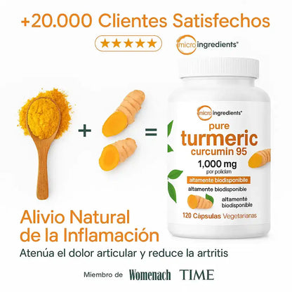Complejo de Cúrcuma y Curcumina — Defensa Natural para tus Articulaciones y Bienestar Total