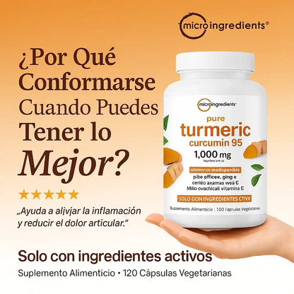 Complejo de Cúrcuma y Curcumina — Defensa Natural para tus Articulaciones y Bienestar Total