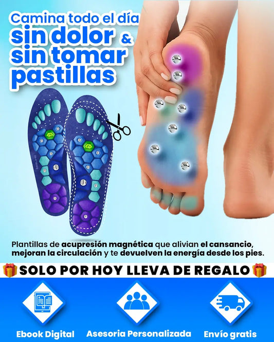 Plantillas magnéticas de acupresión - ÚLTIMOS 50 PARES