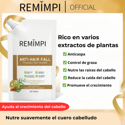 Shampoo Anti-Caída Remimpi – Cabello más fuerte y sano