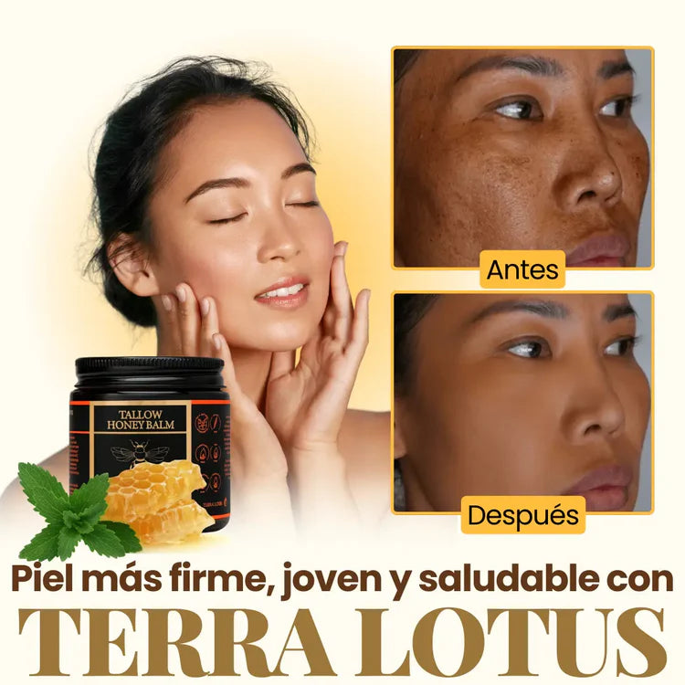 Terra lotus® - Bálsamo de sebo de res con miel cruda