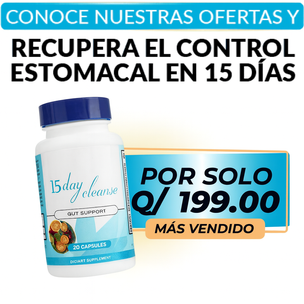 Clean15™ Limpieza Completa Estomacal en 15 días