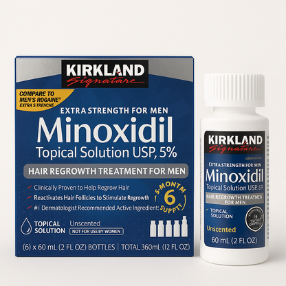 Minoxidil - Estimula el crecimiento del cabello en 2 semanas