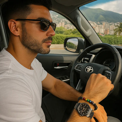 🔮 Pulsera de los 7 Chakras con Minerales Naturales: Armoniza tu espíritu y potencia tu energía