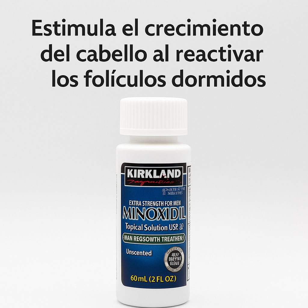 Minoxidil - Estimula el crecimiento del cabello en 2 semanas