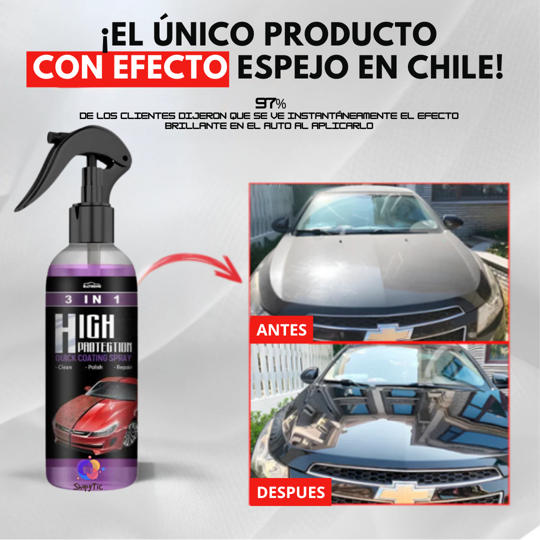 HIGH PROTECTION 3 EN 1 - RECUBRIMIENTO CERAMICO BRILLANTE Y DURADERO