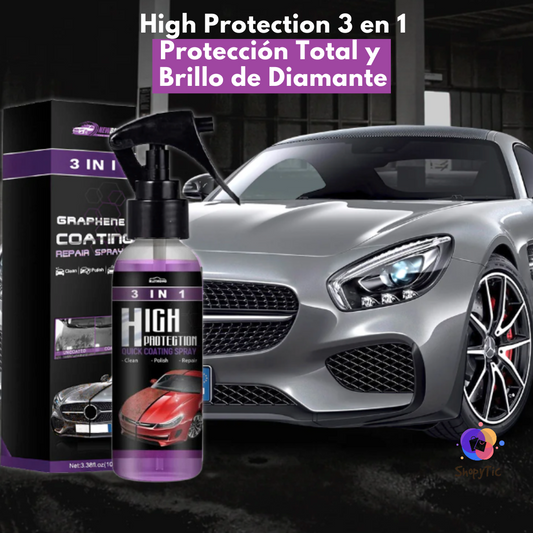 HIGH PROTECTION 3 EN 1 - RECUBRIMIENTO CERAMICO BRILLANTE Y DURADERO