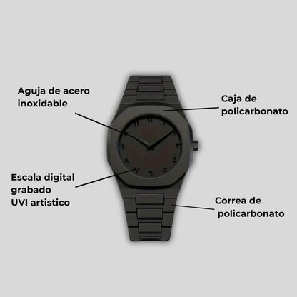 NOIR ARABIX™ –  Materiales de policarbonato, precisión árabe y diseño indestructible.