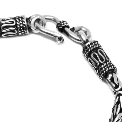 Pulsera bizantina Camino del Inca plata 925 – Fuerte, elegante y con historia.