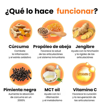 Complejo de Cúrcuma y Curcumina — Defensa Natural para tus Articulaciones y Bienestar Total