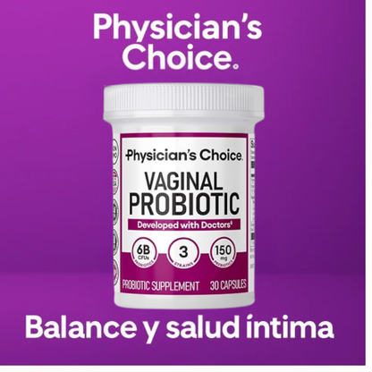 🌸 Probióticos Vaginales con Prebióticos y Arándano – Equilibrio y Cuidado Femenino