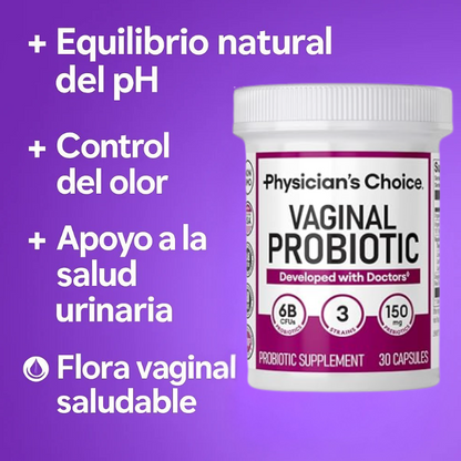 🌸 Probióticos Vaginales con Prebióticos y Arándano – Equilibrio y Cuidado Femenino