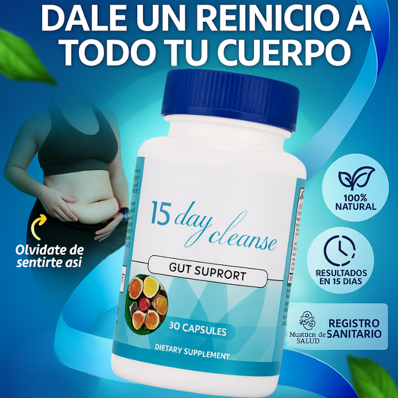 Clean15™ Limpieza Completa Estomacal en 15 días