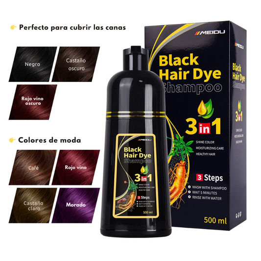 ✨ Shampoo Anti-Canas “Rejuvenece en 5 Minutos”
