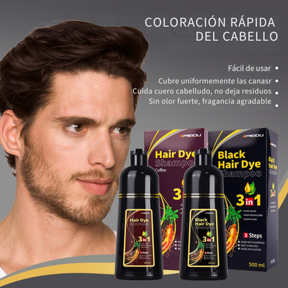 ✨ Shampoo Anti-Canas “Rejuvenece en 5 Minutos”