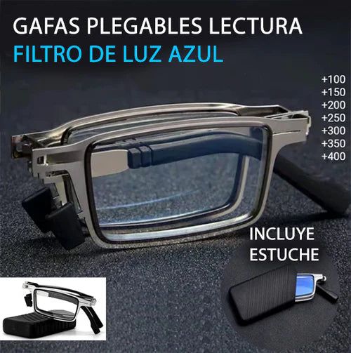 Lentes Plegables de Lectura + Filtro Luz Azul