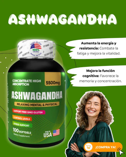 ¡Oferta 2 x1! ASHWAGANDHA