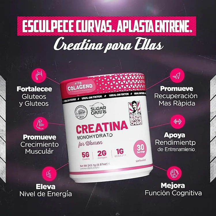 Creatina monohidratada for Women