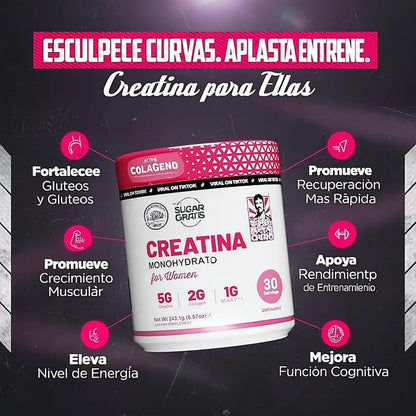 Creatina monohidratada for Women