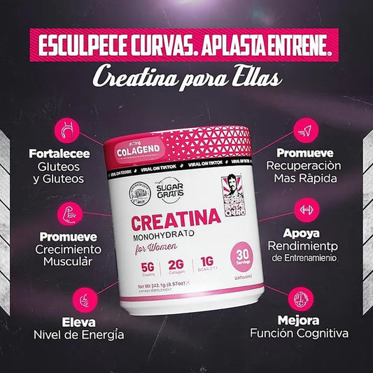 Creatina monohidratada for Women
