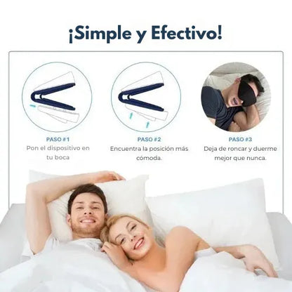 AirFlow™ Detiene los ronquidos para una mejor salud y un sueño más profundo.