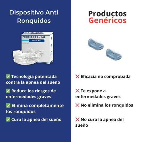 AirFlow™ Detiene los ronquidos para una mejor salud y un sueño más profundo.