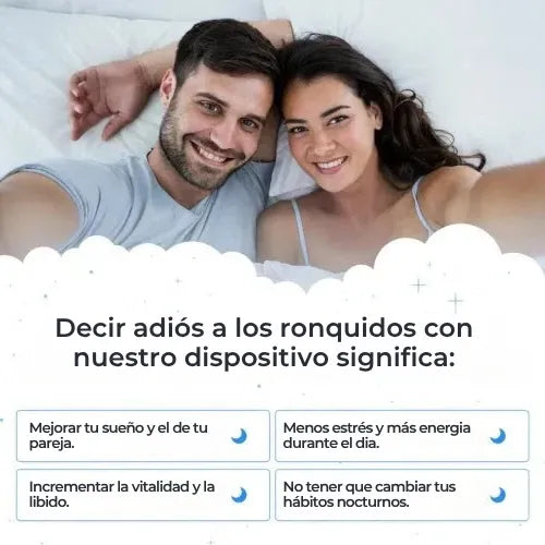 AirFlow™ Detiene los ronquidos para una mejor salud y un sueño más profundo.