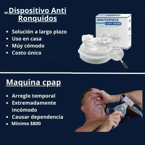 AirFlow™ Detiene los ronquidos para una mejor salud y un sueño más profundo.