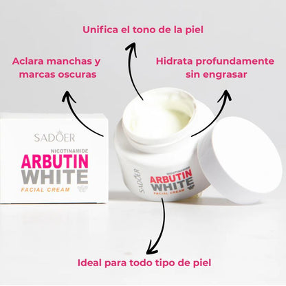 Reinicia tu piel, borra manchas, revive tu brillo - ARBUTINE WHITE