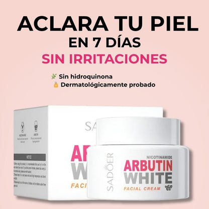 Reinicia tu piel, borra manchas, revive tu brillo - ARBUTINE WHITE