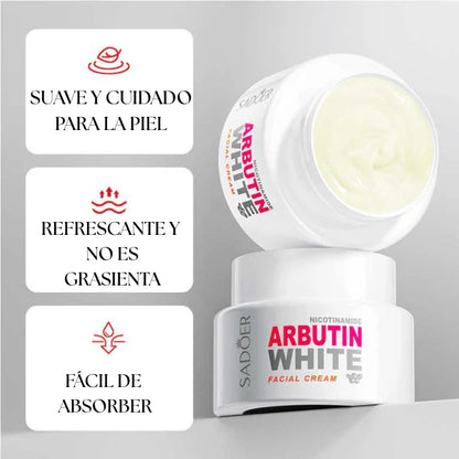 Reinicia tu piel, borra manchas, revive tu brillo - ARBUTINE WHITE